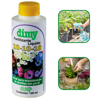 Fertilizante Mineral 10-10-10 Concentrado 120ml - Dimy em Oferta na Shopee