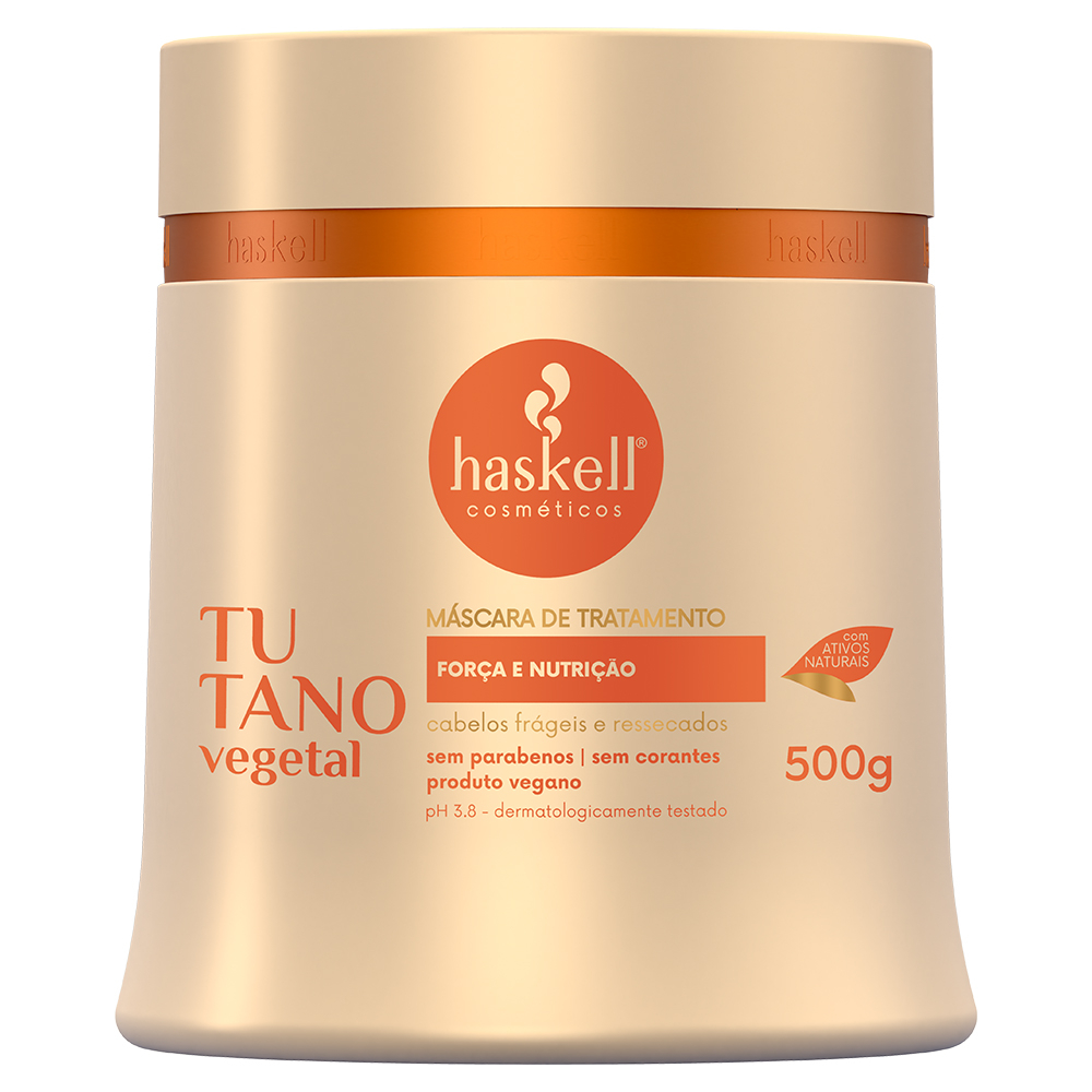 Mascara Tutano Vegetal 500g Haskell em Oferta na Shopee