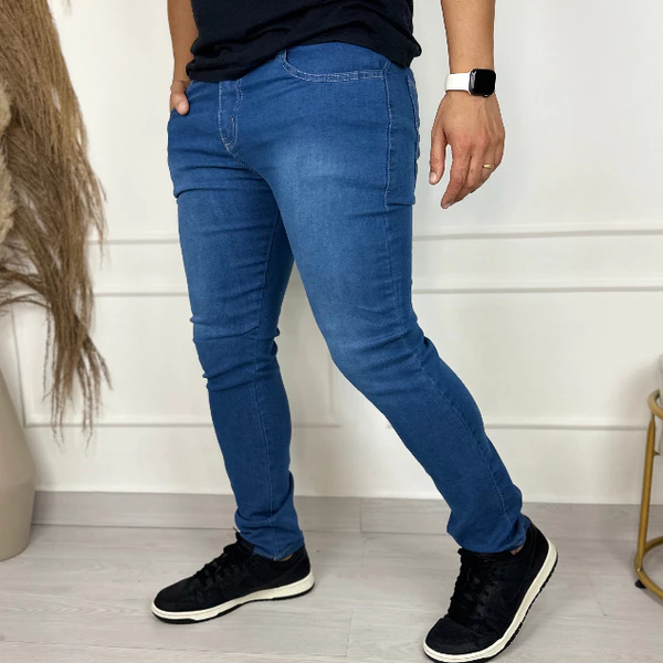 Calça Jeans Masculino Skinny Elastano Moda e Roupa Casual