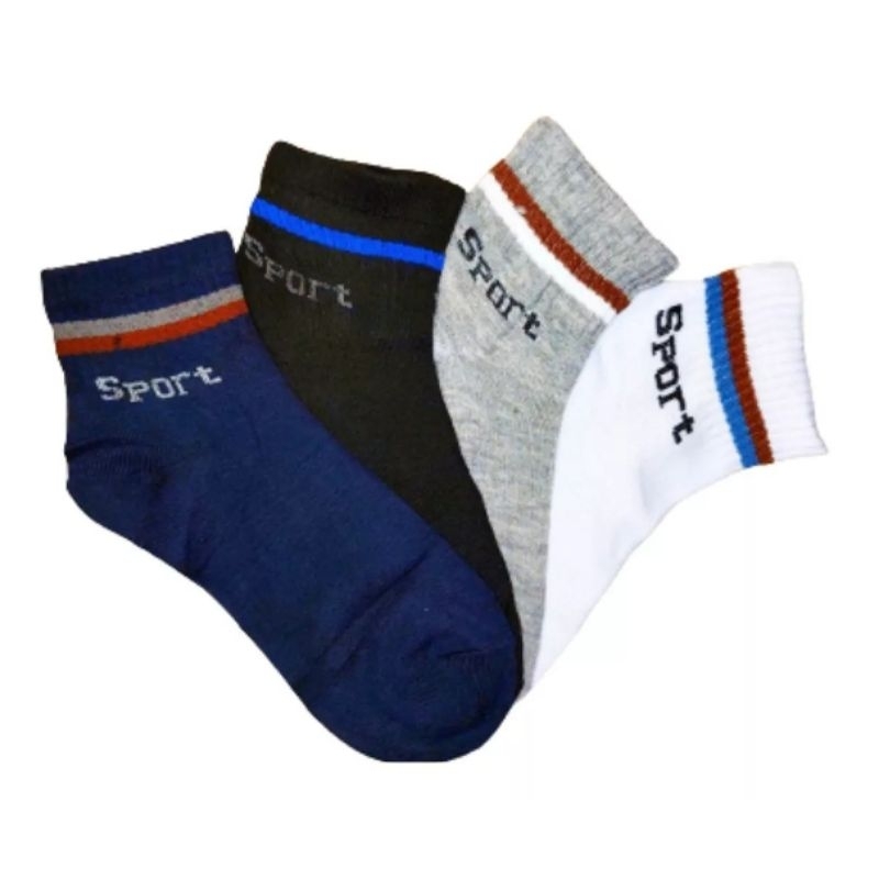 Kit 6/12 Pares de Meia Juvenil Cano Médio em Oferta na Shopee