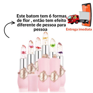 Batom Geleia Hidratante Labial Transparente Batom/Batom Flor / Bálsamo para os Lábios