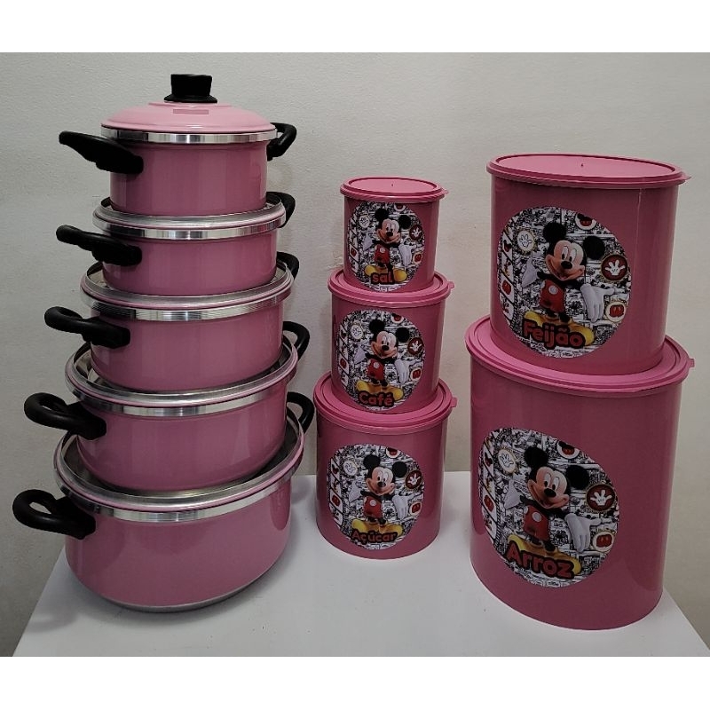 Conjunto De Panelas + Conjunto de Mantimento