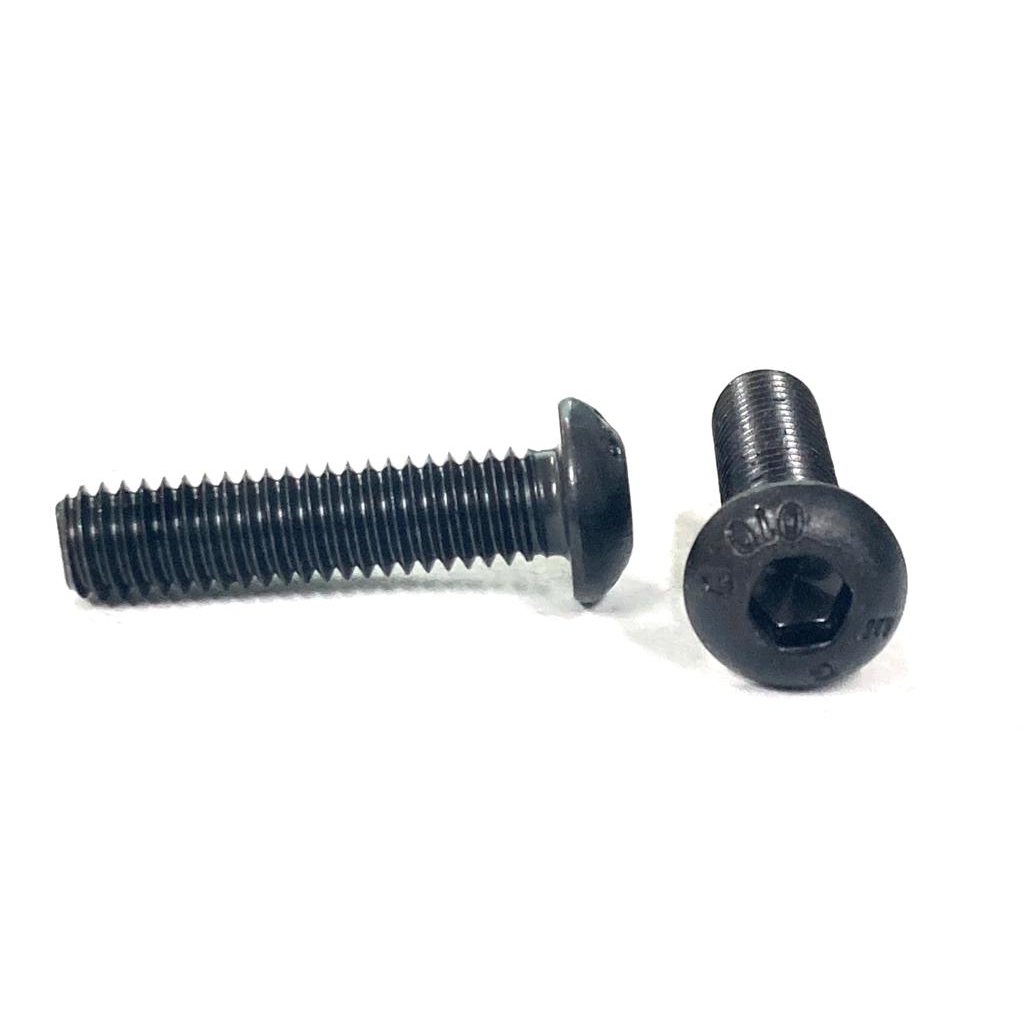 Parafuso Abaulado Allen M5 x 20mm Enegrecido Tempera