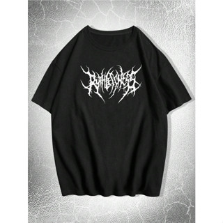 Camiseta T-shirt Tumblr Ombro Caido Oversized Gótica Brave AAA