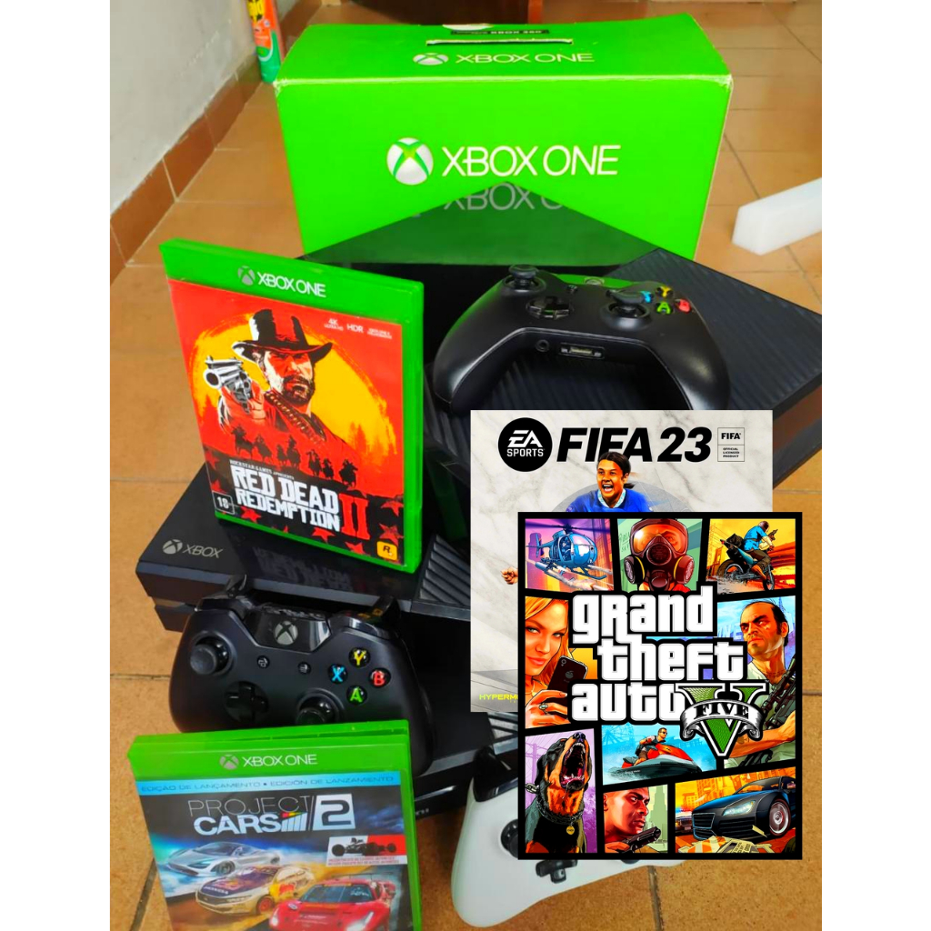 Console Xbox one 500GB completo original vários jogos