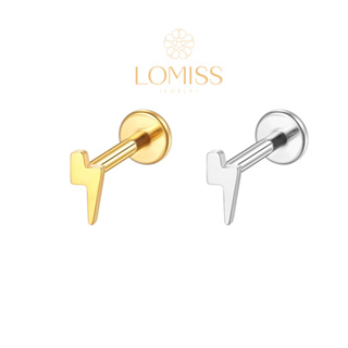 Piercing Labret Aço Cirúrgico Pvd Raio Zircônia 1,2x8x3/5mm em Oferta na Shopee
