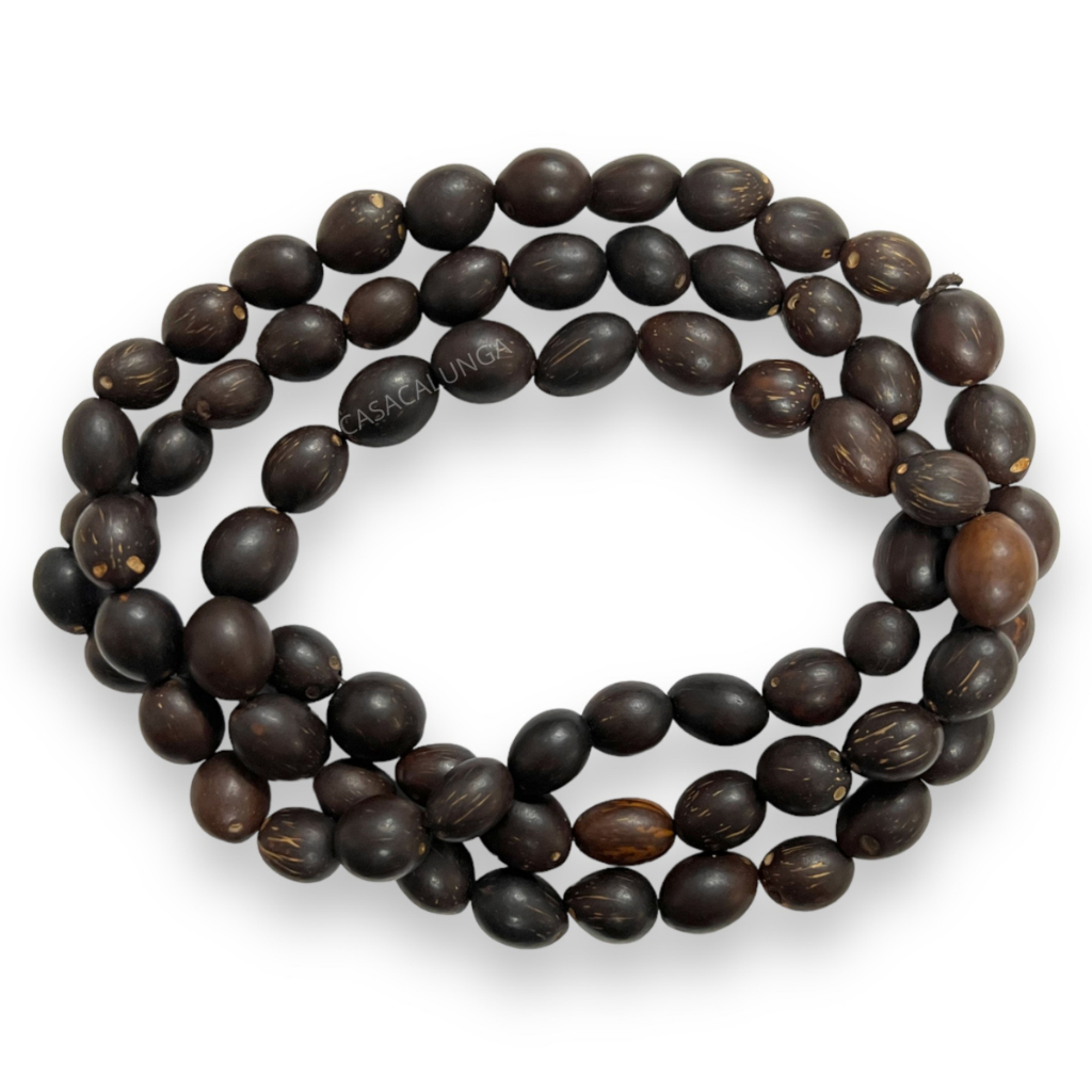 Guia Colar De Coquinho Envernizado Fio De Conta Guia De Baiano em Oferta na Shopee