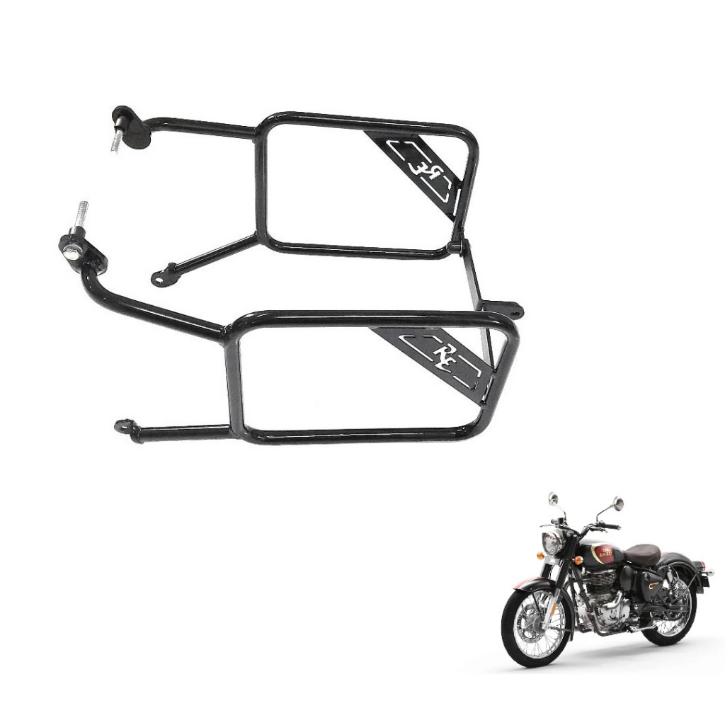 Suporte Afastador Alforge protetor traseiro Chapam - Royal Enfield Classic 350