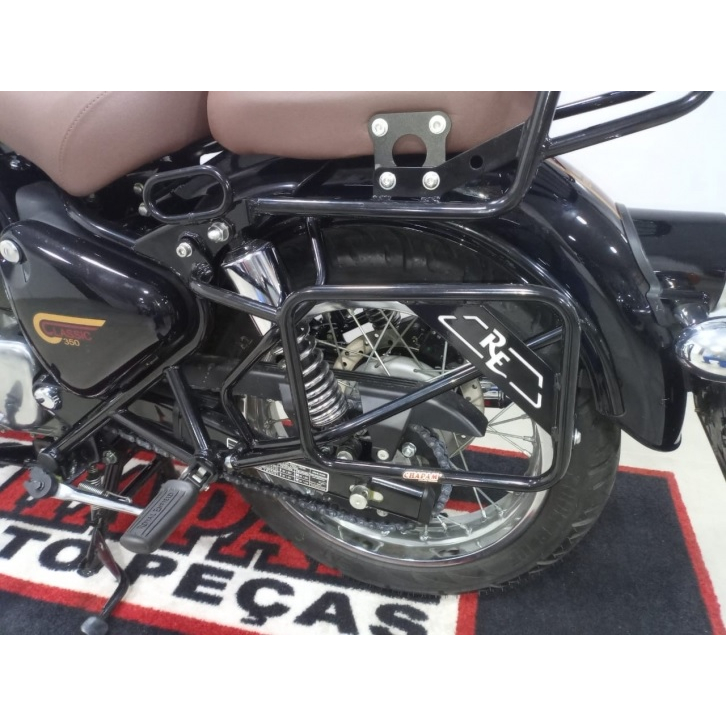 Suporte Afastador Alforge protetor traseiro Chapam - Royal Enfield Classic 350 · foto 2