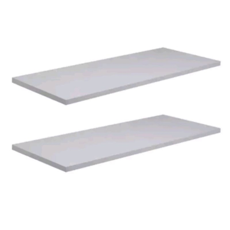 kit 2 Prateleira 70x30 na cor branca fosco 100%MDF