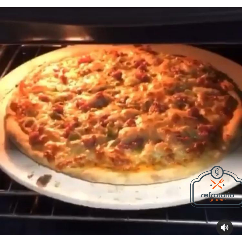 Pedra Refratária para Pizza Redonda 45 cm - Cordierita em Oferta na Shopee