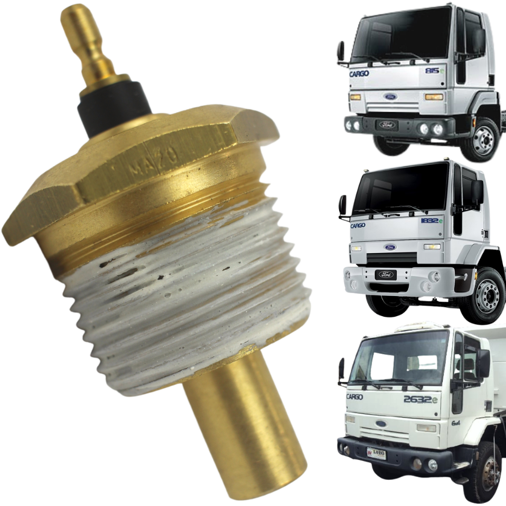 Interruptor Sensor de Temperatura Térmico de Agua Caminhão 1 Unidade - MA2O | Piqueri Autopeças