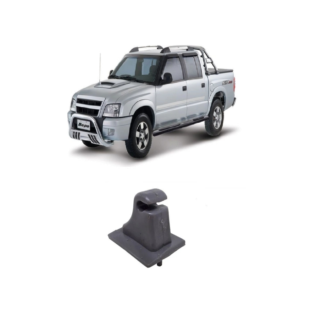 Suporte Quebra Sol S10 2003 a 2011 Cinza Lado Direito