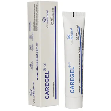Caregel Hidrogel Para tratamento de Feridas Escaras Úlceras Queimaduras Hidratante - 85gr em Oferta na Shopee