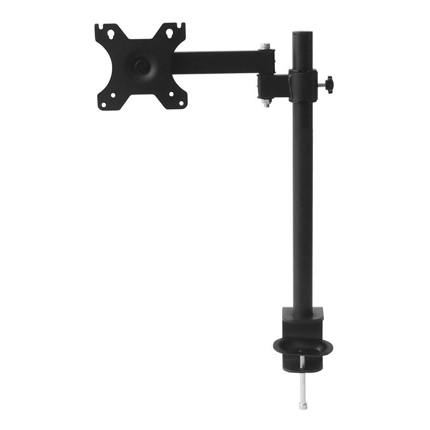 Suporte para Monitor ou Tv Articulado com ajuste altura profundidade para Mesa com morça em aço com parafusos padrão Vesa Promoção