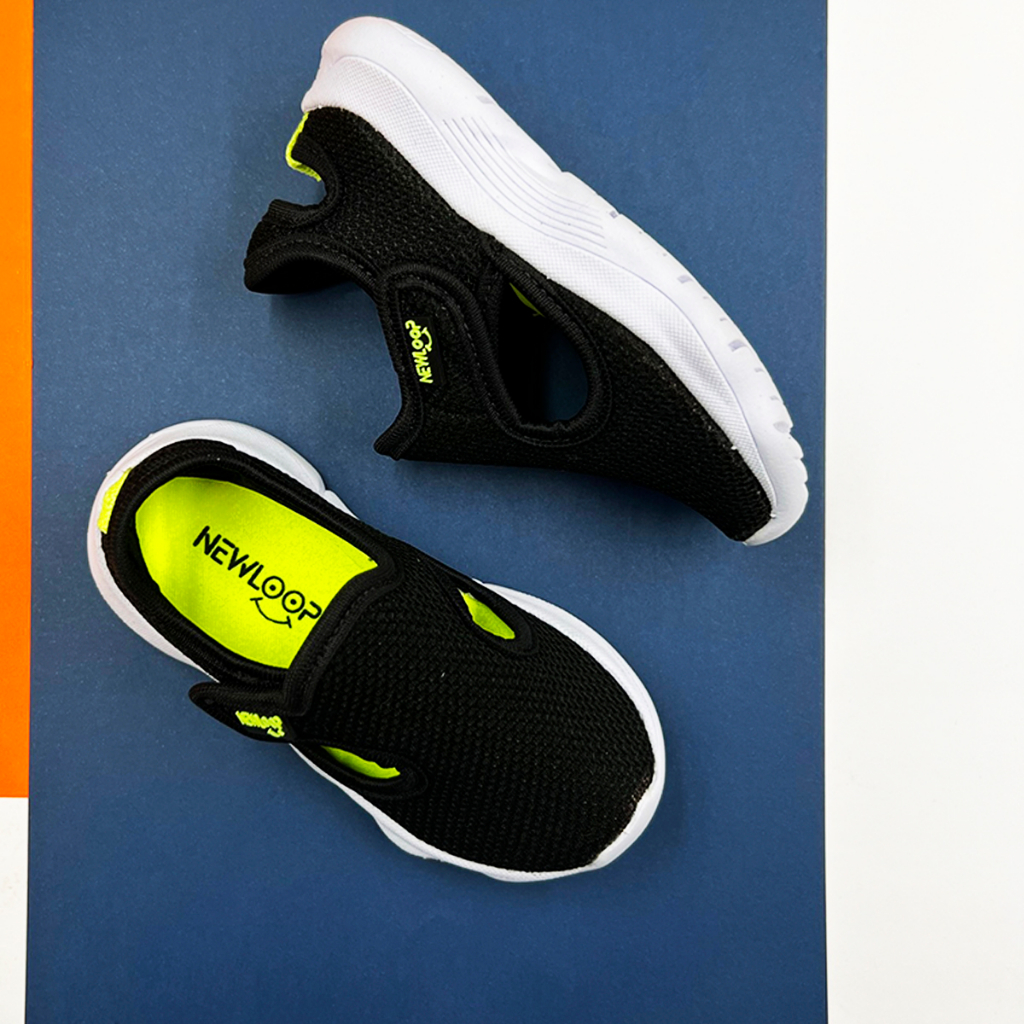 Tênis Papete Infantil Meninos Calce Fácil Sandatênis Newloop Confort Preto em Oferta na Shopee