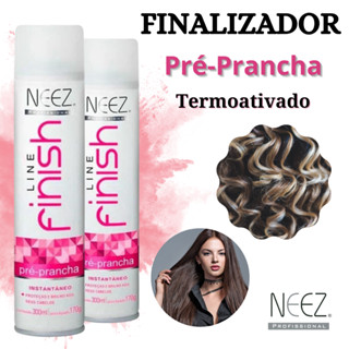 Kit 2un Finalizador Capilar Pre Prancha Neez