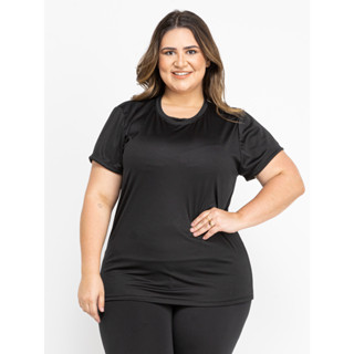Camiseta Plus Size Feminina Dry Fit