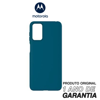Capa Moto G42 Original Motorola Protetora Anti Impacto Azul