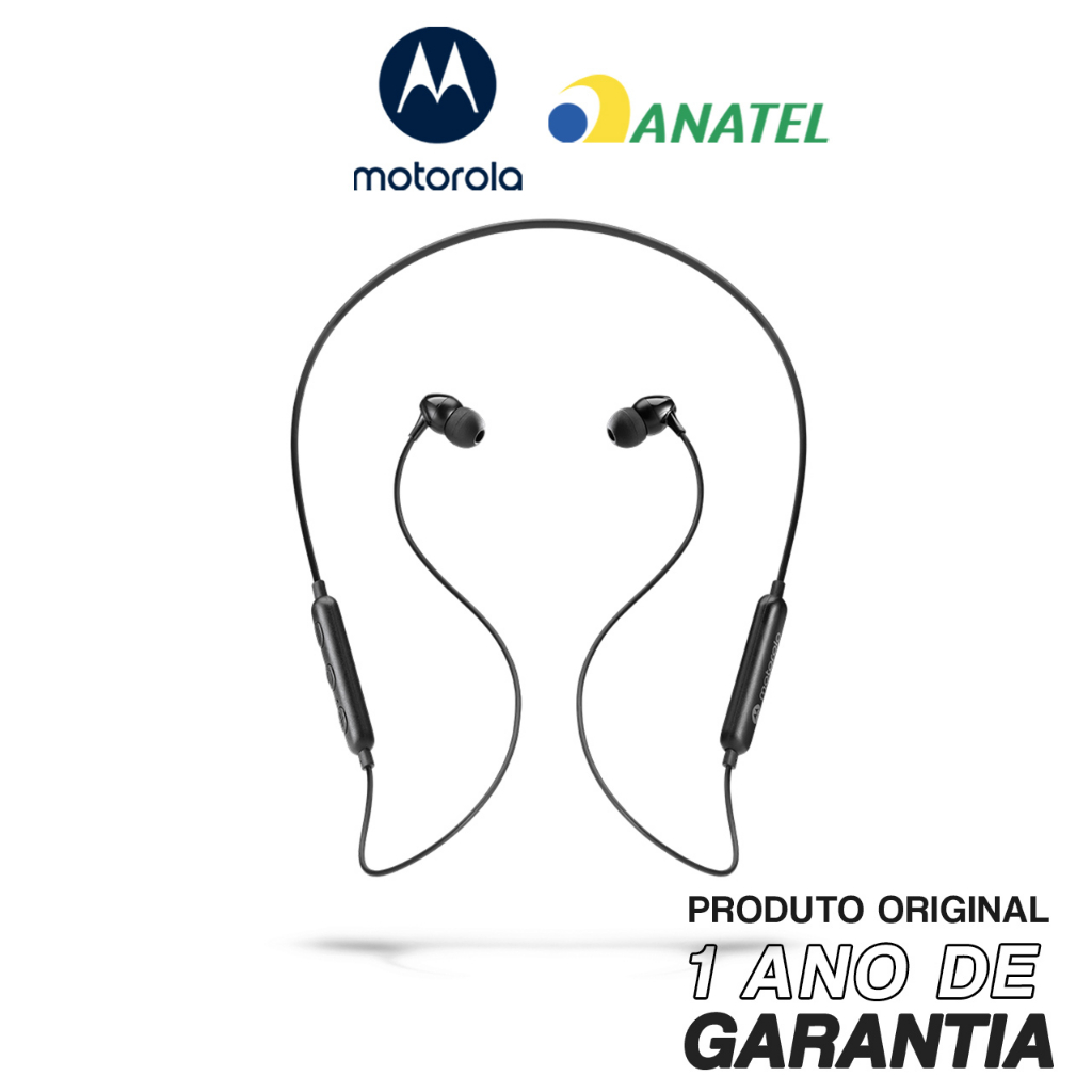 Fone De Ouvido Motorola Moto SP 106 Bluetooth - Preto