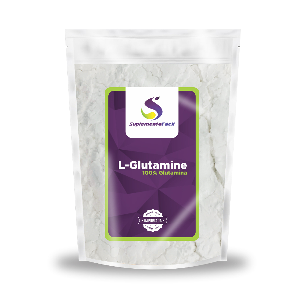 Glutamina Pura L-glutamina Pó Pura 200g - 100% pura Glutamina - Suplemento Fácil