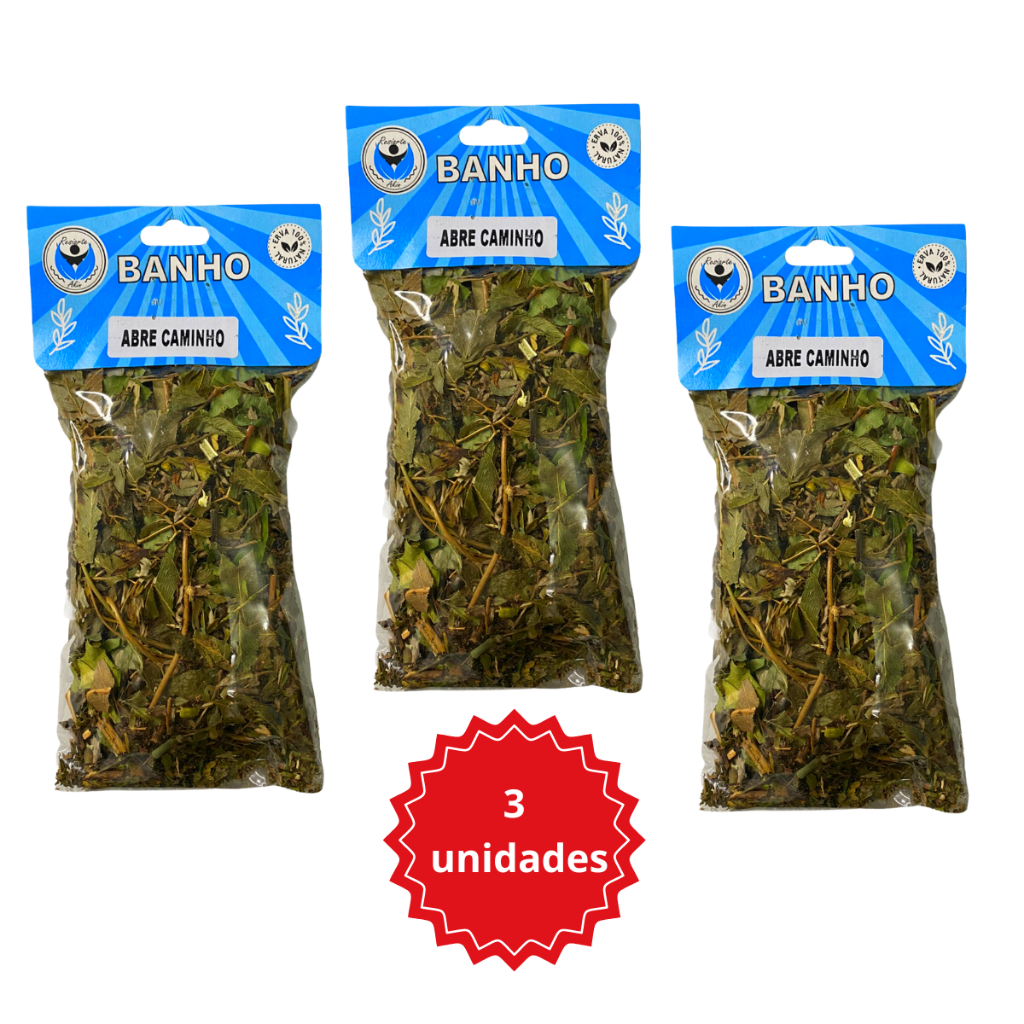 Kit 3 Banho Abre Caminho Prosperidade Atrair Sorte Para Abrir Caminhos em Oferta na Shopee