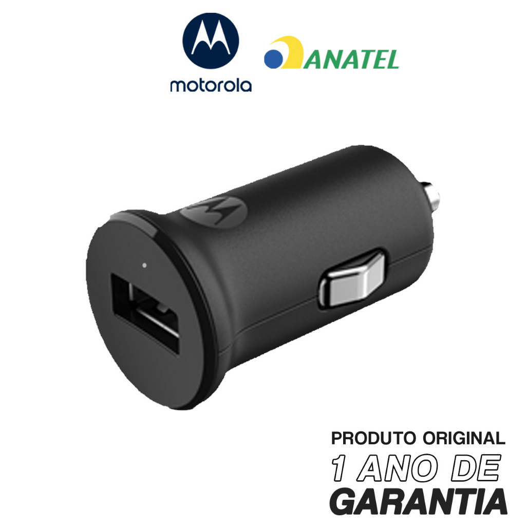 Carregador Portátil Veicular Motorola Turbo Power 18w Sem Cabo Usb Preto - Mobile & Gadgets