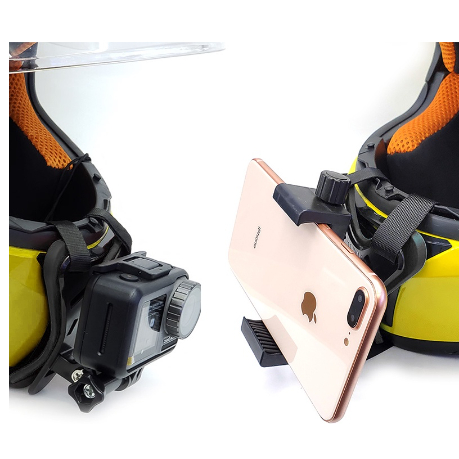 Suporte De Capacete Para Câmera De Ação E Celular Queixo