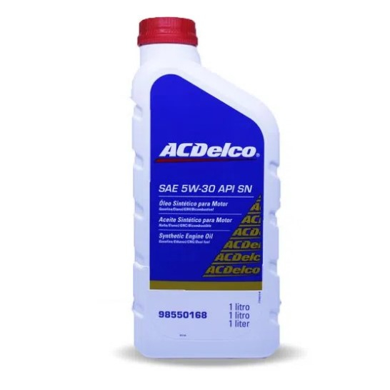 Kit Revisão Filtro de Óleo + 5 Óleos 5w30 100% Sintético Acdelco 98550168/ 25206966