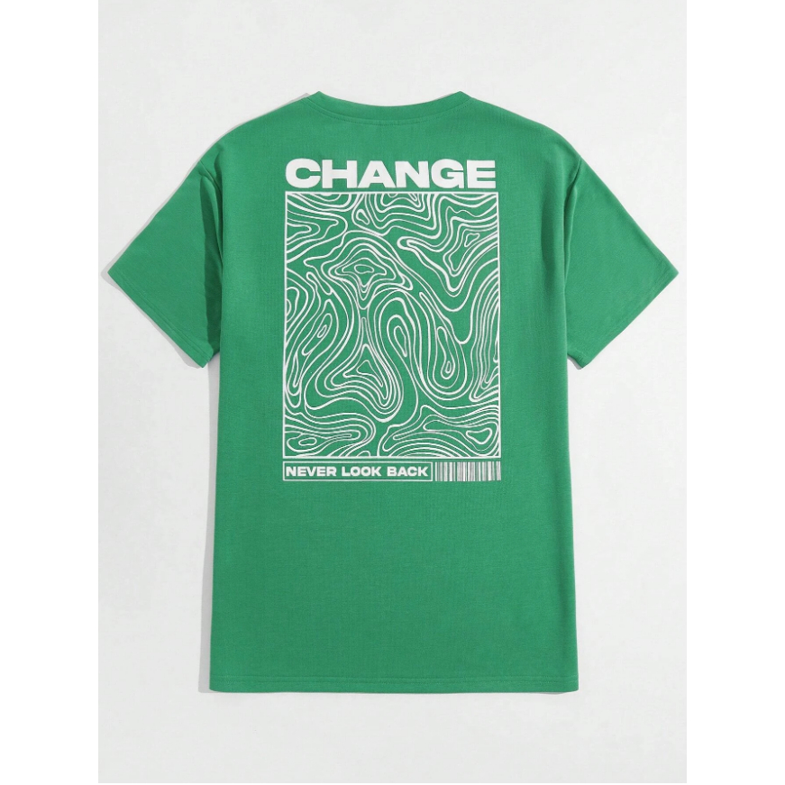 Camiseta T-shit Change Estampa Streetwear Unissex Oversized Unissex