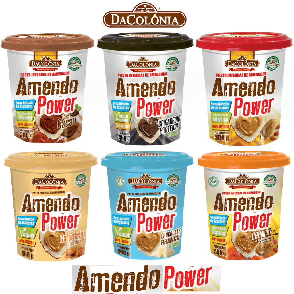 Pasta De Amendoim Integral Amendo Power Dacolônia 500g