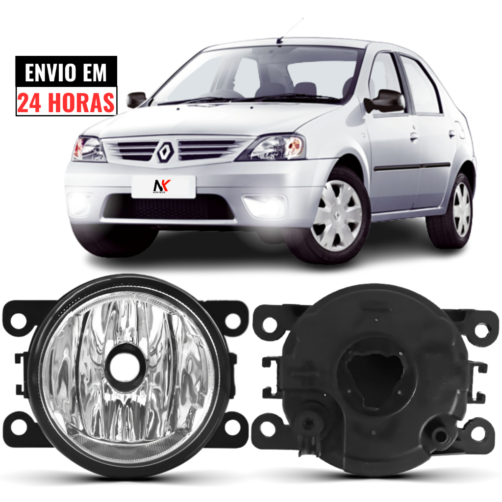 Farol Milha Logan 2007 2008 2009 2010 2011 em Oferta na Shopee