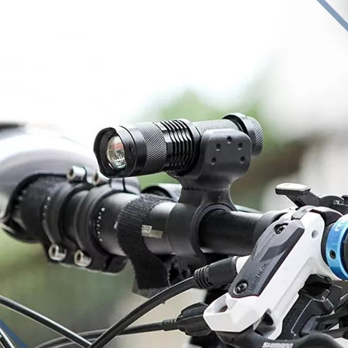 Suporte de Lanterna Tática para Guidão Bicicleta 360 graus em Oferta na Shopee