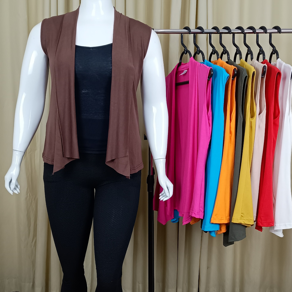 Colete Max Feminino Viscolycra Alongado Elegante Social para Trabalho Chique Terceira Peça Social em Oferta na Shopee