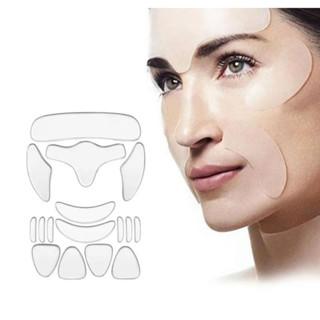 Adesivo Silicone Reutilizável Anti-rugas 16pçs