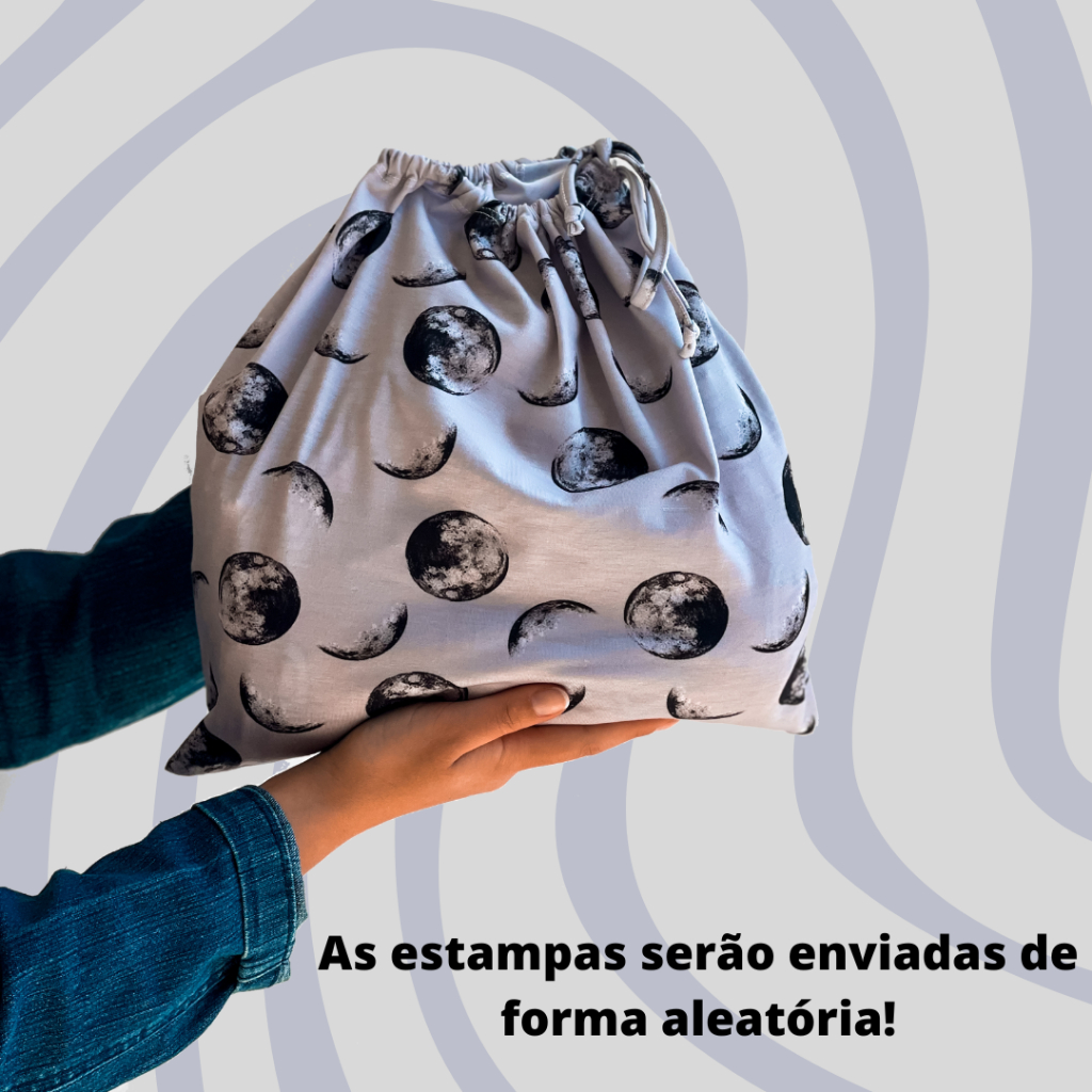 Saquinho de Tecido Organizador Estampa Personalizada em Oferta na Shopee