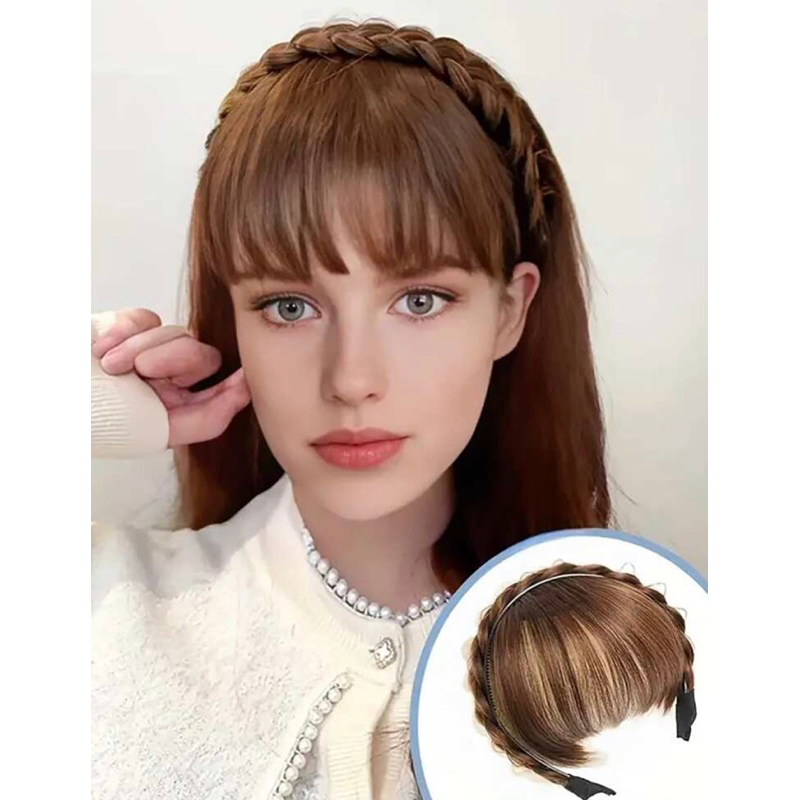 aplique franja com tiara
