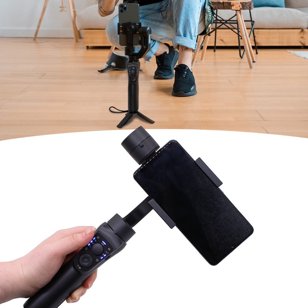 Estabilizador 3 Eixos P/ Celular Smartphone Gimbal L7cpro