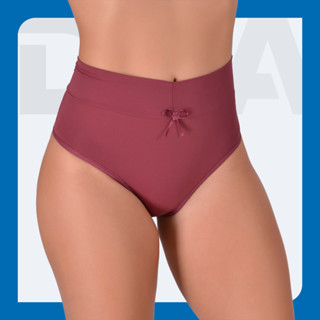 Kit 5 Calcinhas Modeladora Cintura Alta Para Apertar e Diminuir Barriga Reduz Medidas Cós Alto