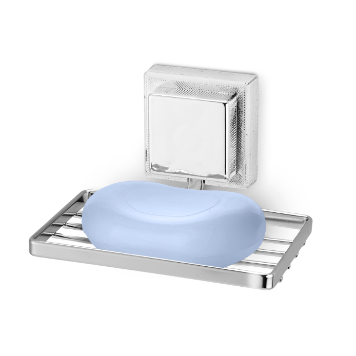 Saboneteira Aço Preto Fixação Adesivo Fita 3M Porta Sabonete Arthi