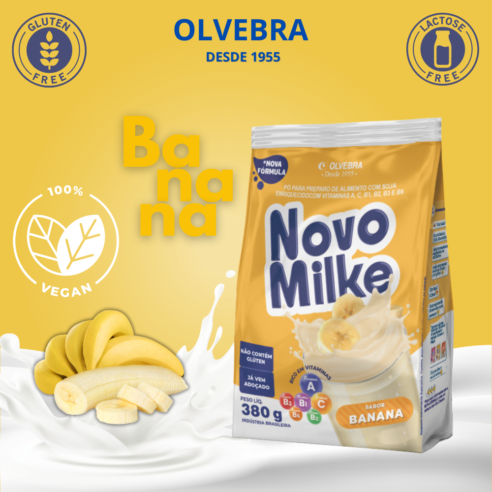 NOVOMILKE SABOR BANANA 380g