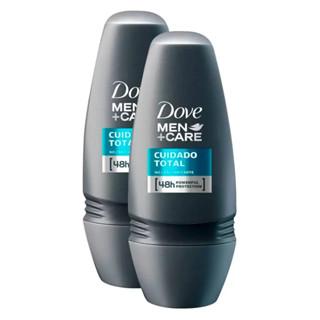 Kit 2 Desodorantes Antitranspirante Rollon Dove Men+ Care Proteção Total 50ml