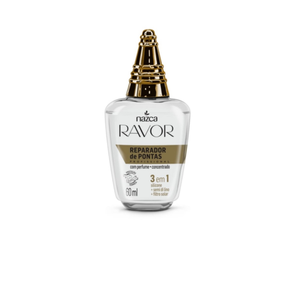 Reparador de Pontas Nazca Ravor 60ml com Perfume 3 em 1