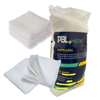 Gaze Hidrófila 13 Fios Não Estéril - 500un - PBL Medic