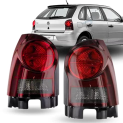 Par Lanterna Traseira Gol G4 Power 2006 2007 2008 2009 2010 2011 Fumê