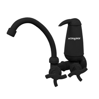Torneira Cozinha Com Filtro Parede Bica Móvel E05 Acquabios em Oferta na Shopee