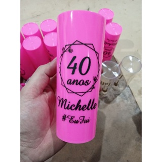 Kit de 90 copos long drink personalizados. em Oferta na Shopee