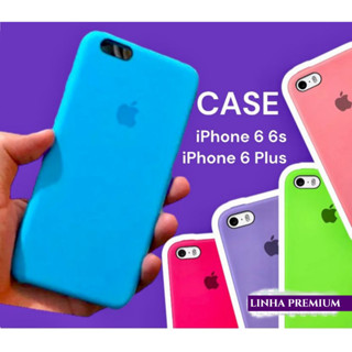 Case Capa Capinha Aveludada para Iphone 6 6s e 6 Plus