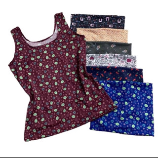 Kit -5 Regata GG Blusa Camisa Regata Alca Larga Basica Malha Feminina ESTAMPADA ou LISA