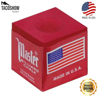 Giz Master Vermelho Profissional Avulso Taco de Sinuca Bilhar Snooker EUA Avulso em Oferta na Shopee